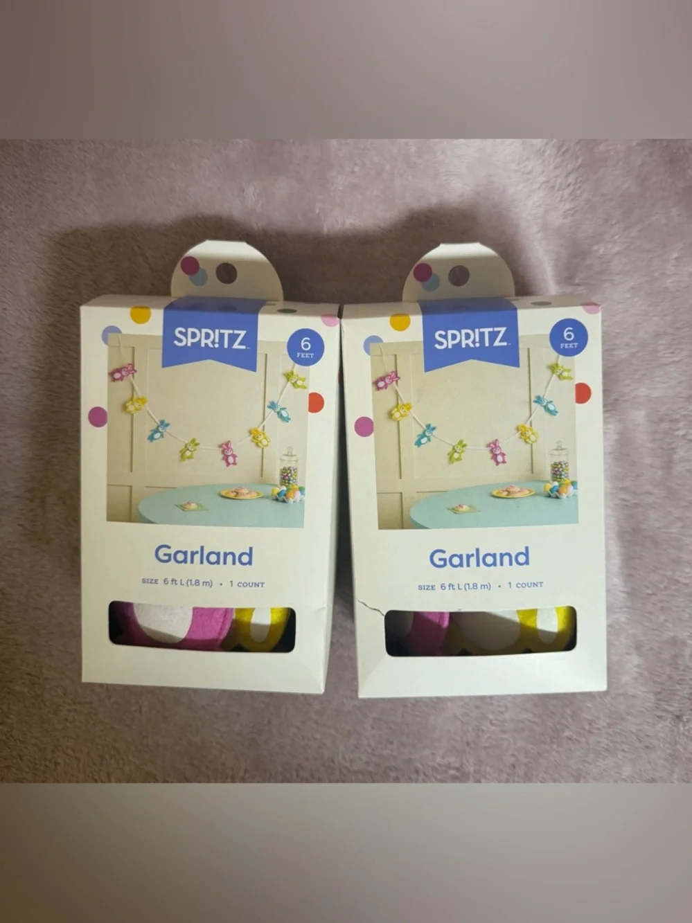 Spritz Bunny Garland Brand New (lot of 2)